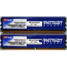 Память 1Gb (2x512Mb) DDR2 Patriot PSD251253381H pc4200 533MHz (Грозный)